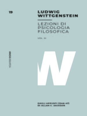 cover image of Lezioni di psicologia filosofica Volume III